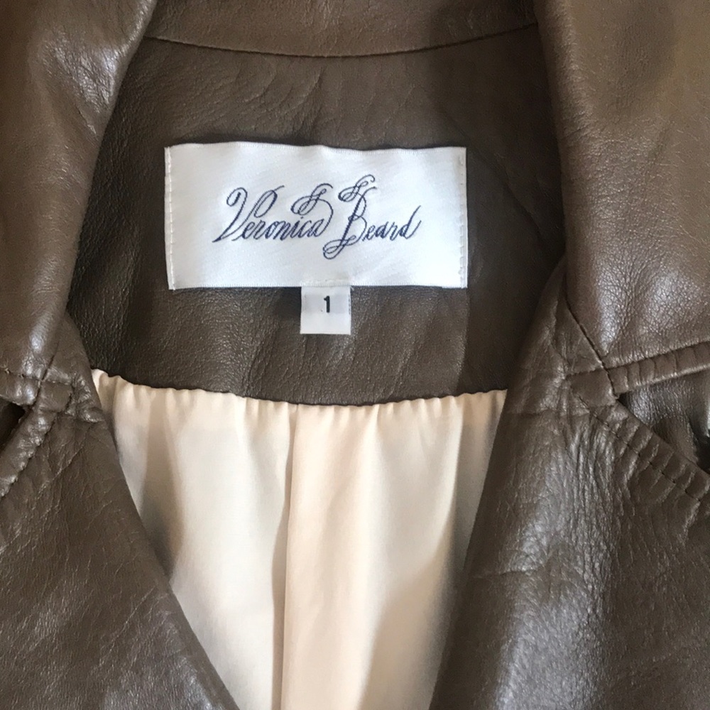 Veronica Beard real leather jacket and vest - Picture 2 of 4